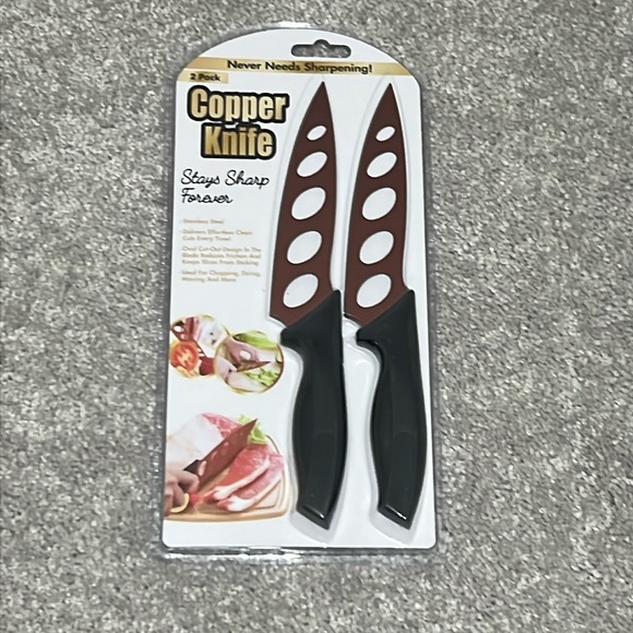 Copper Knife 2 Pack - Picture 1 of 4